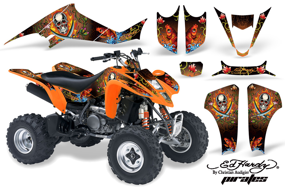 Suzuki LTZ 400 03-08 Graphics EH Pirates Orange